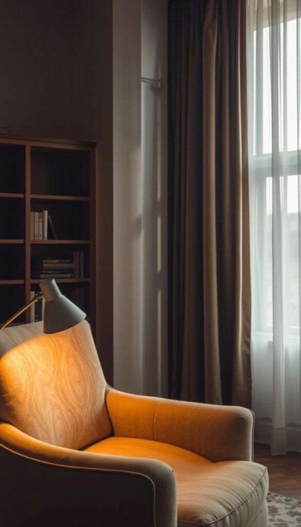 calming color and lighting design