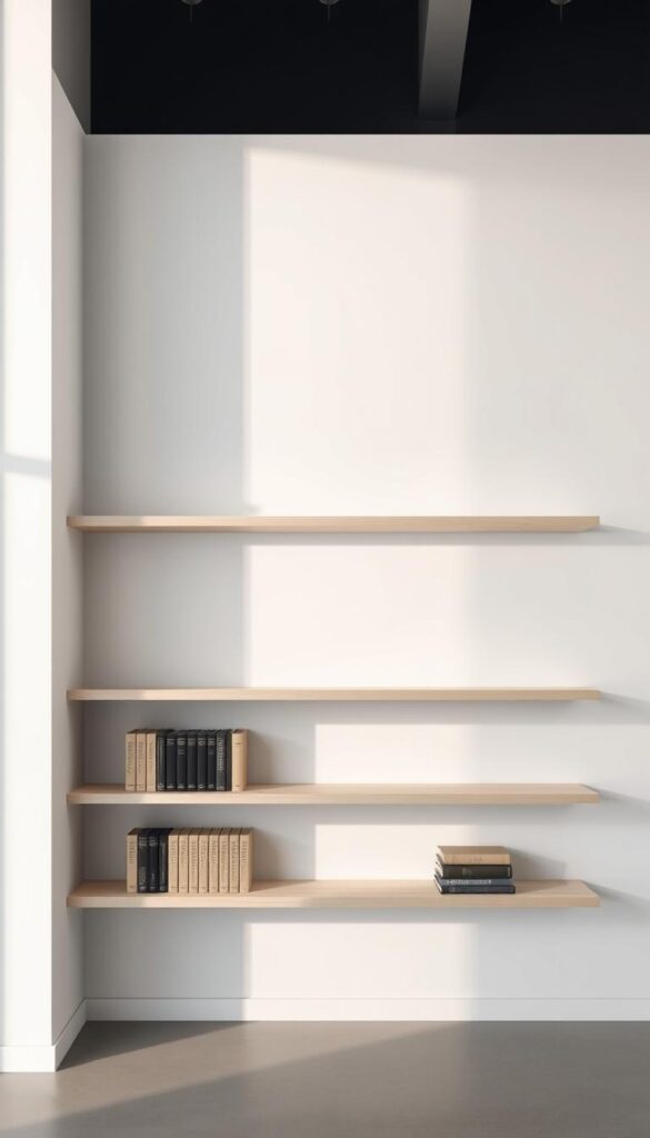 minimalist bookshelf design