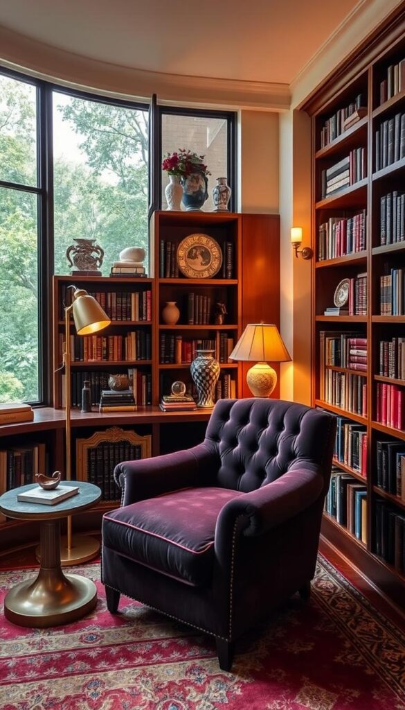 personalized library decor