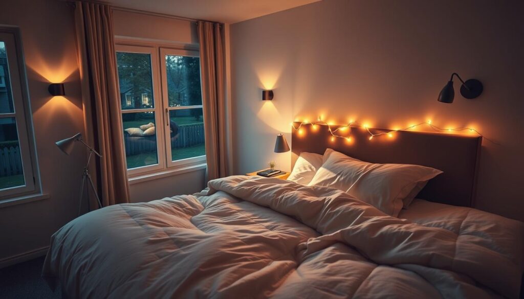 bedroom lighting